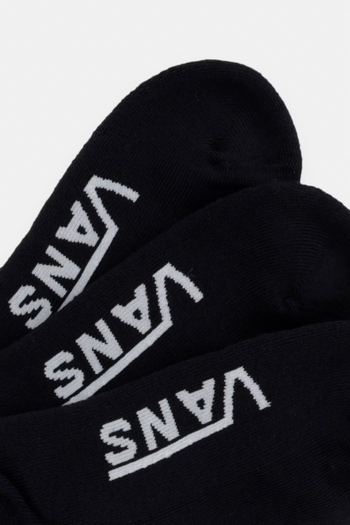 Vans κάλτσες με βαμβάκι 3-pack VN000QBYBLK1 μαύρο AA00