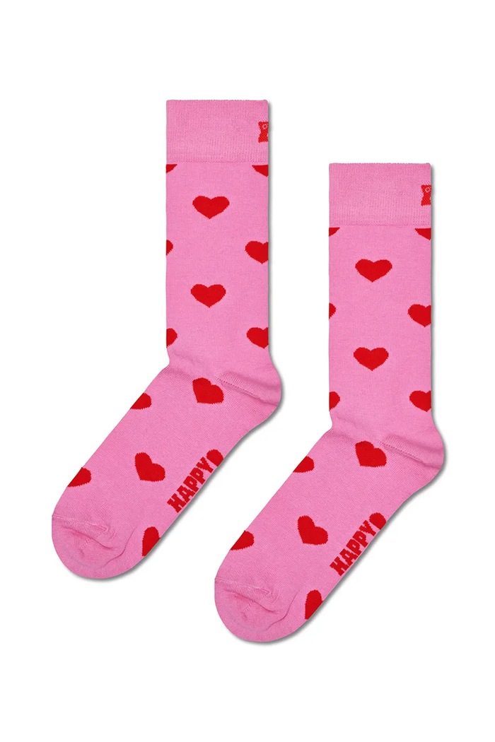 Skarpety z bawełną 4-pack Happy Socks P006174 różowy