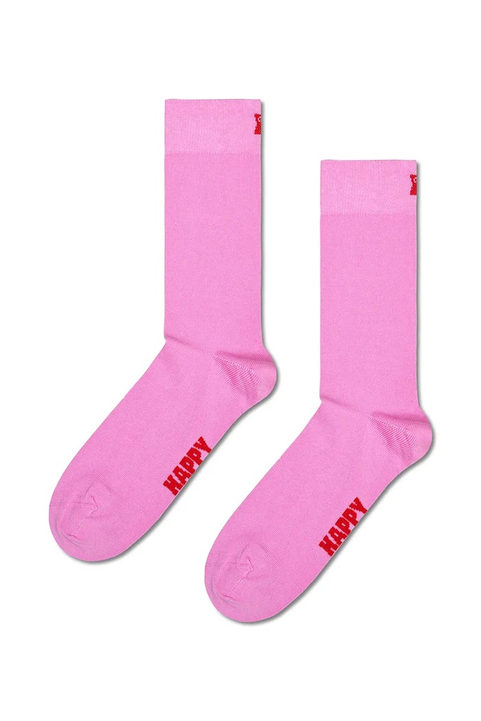 Skarpety z bawełną 4-pack Happy Socks różowy P006174