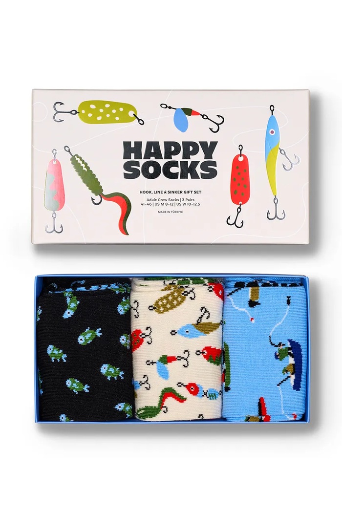Happy Socks Skarpety z bawełną 3-pack P006057 multicolor AA00