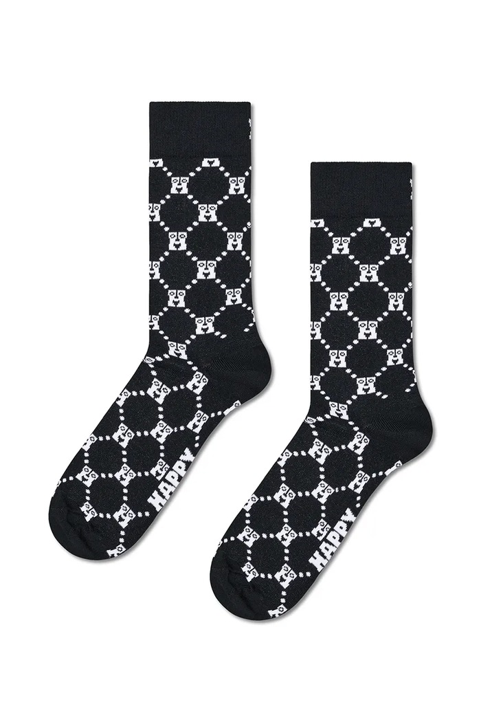 Happy Socks Skarpety z bawełną czarny P006126