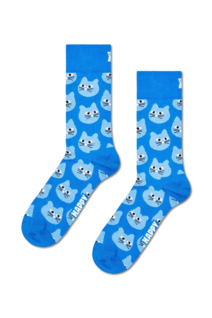 Happy Socks Skarpety z bawełną niebieski P006115