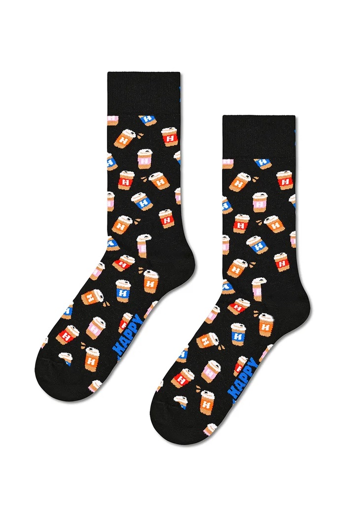 Happy Socks Skarpety z bawełną czarny P006548