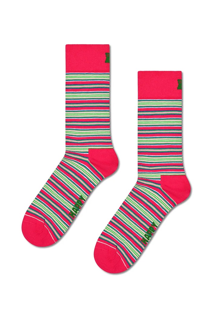 Skarpety z bawełną 4-pack Happy Socks P006095 różowy