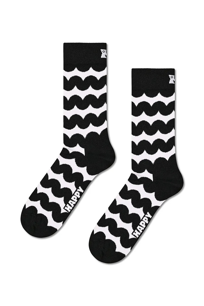 Skarpety z bawełną 4-pack Happy Socks P006097 czarny