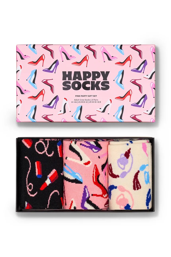 Happy Socks Skarpety z bawełną 3-pack P006044 multicolor AA00