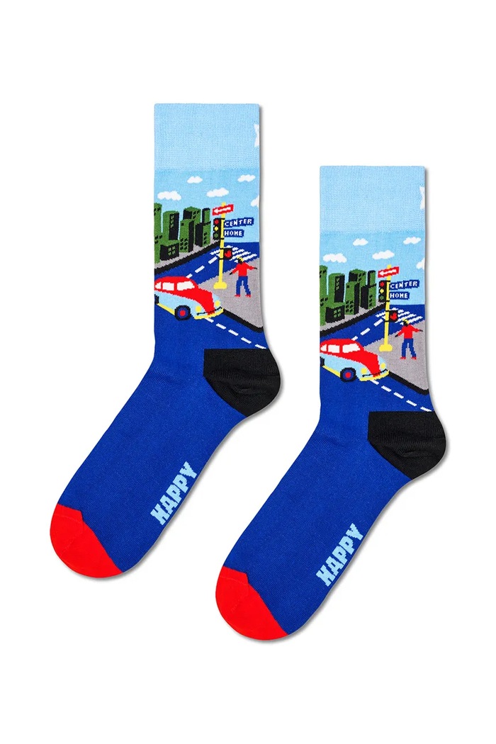 Happy Socks Skarpety z bawełną 5-pack P007013 multicolor AA00