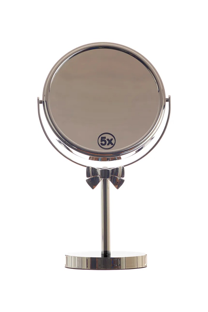 Danielle Beauty lusterko kosmetyczne Chrome Bow Mirror 5X szary DC950BWCH
