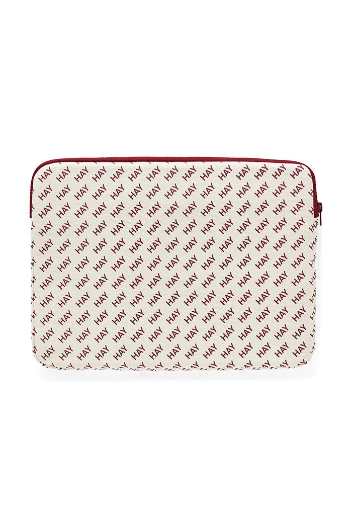 HAY pokrowiec na laptopa Logo 35 x 1,5 x 26 cm biały AD568.A872