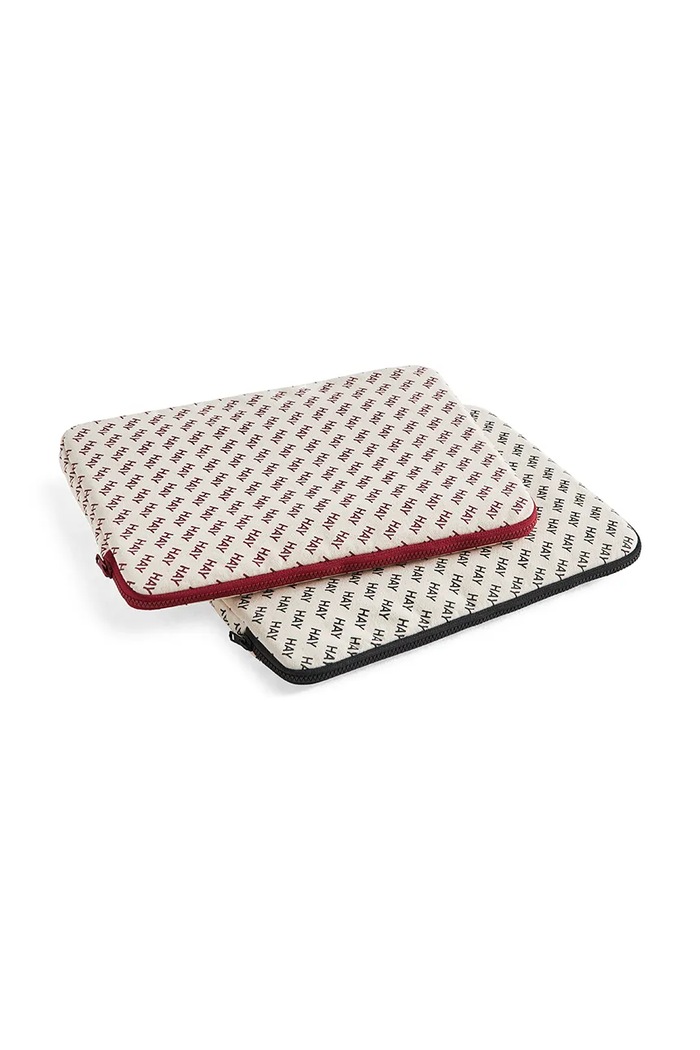 HAY pokrowiec na laptopa Logo 35 x 1,5 x 26 cm biały AD568.A872