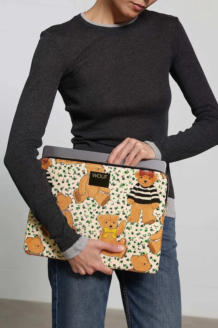 WOUF pokrowiec na laptopa Cute 13" & 14" SS250013 beżowy