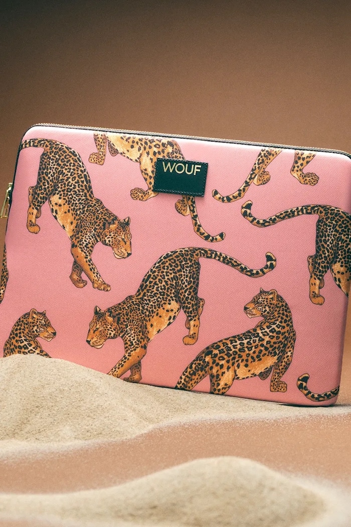 Torba za laptop WOUF Blush Leopard 13" & 14" SS250017