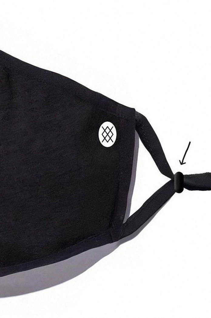 Stance maschera riutilizzabile per il viso nero AH01C20SOL