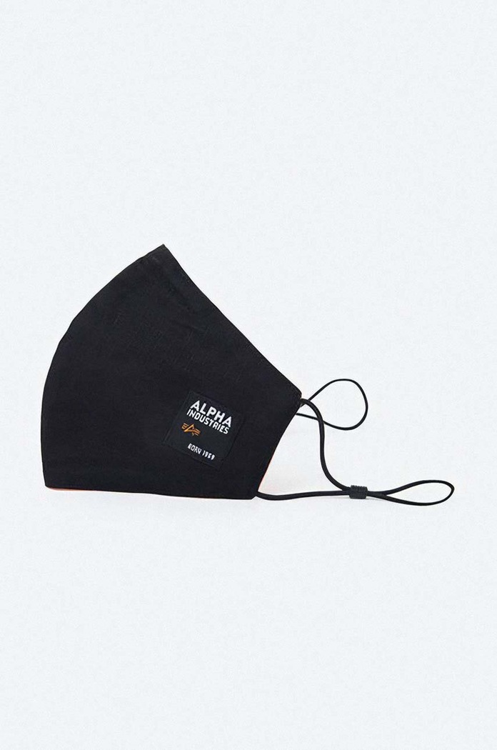 Alpha Industries maseczka ochronna wielorazowego użytku czarny 128942.03