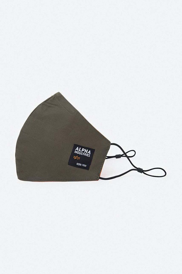 Alpha Industries maseczka ochronna wielorazowego użytku zielony 128942.142