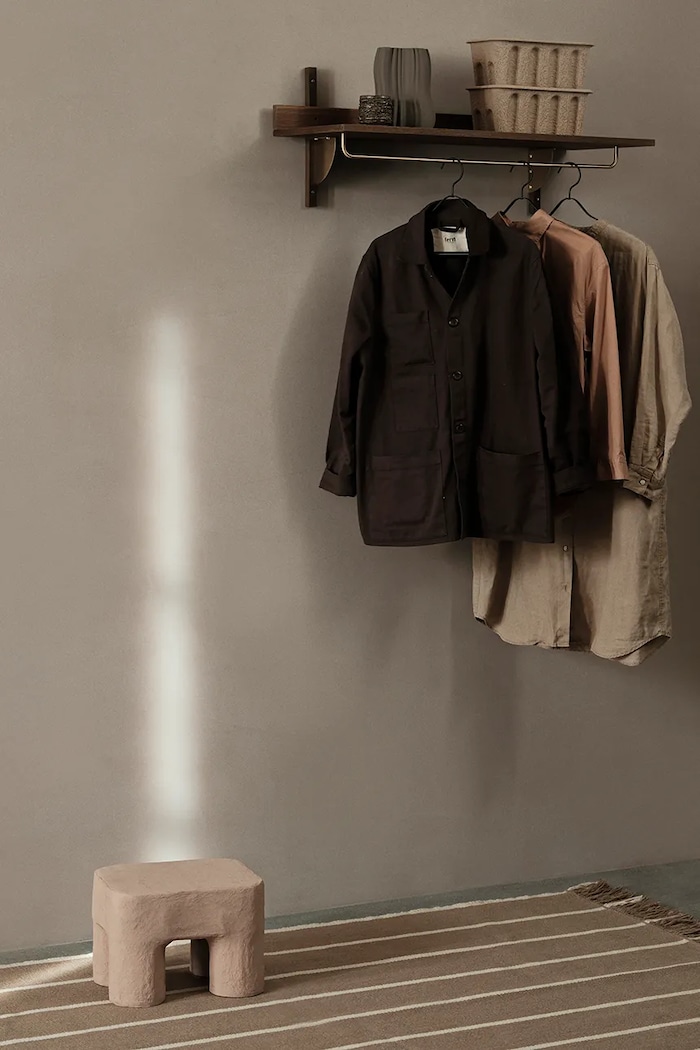 Всекидневна и спалня Табуретка ferm LIVING Podo Stool 1104268967 розов