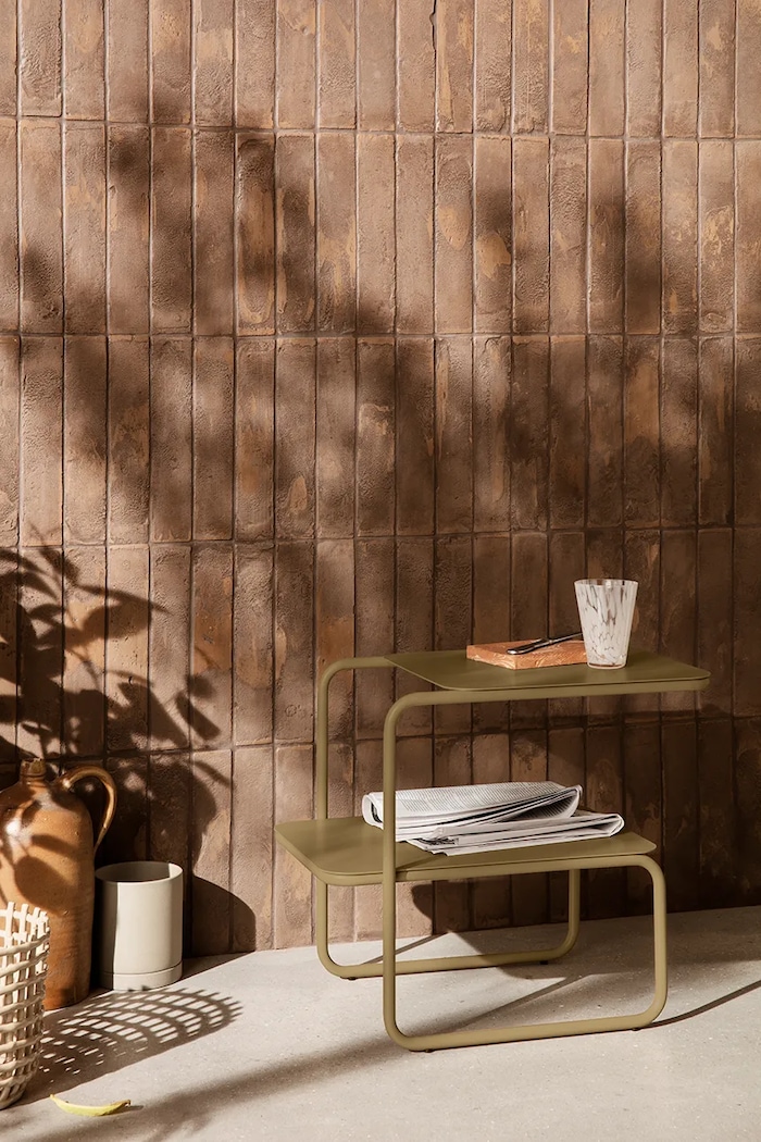 Dnevna soba in spalnica Mizica ferm LIVING Level Side 1104263808 zelena