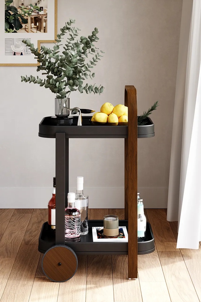 Мебел с колелца Umbra Bellwood 53 x 43 x 79 cm 1015392.048 черен