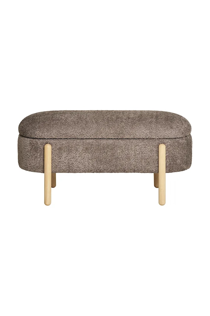 Taburetka s úložným priestorom House Nordic Branca 98 x 41 x 48 cm fialová 1409001