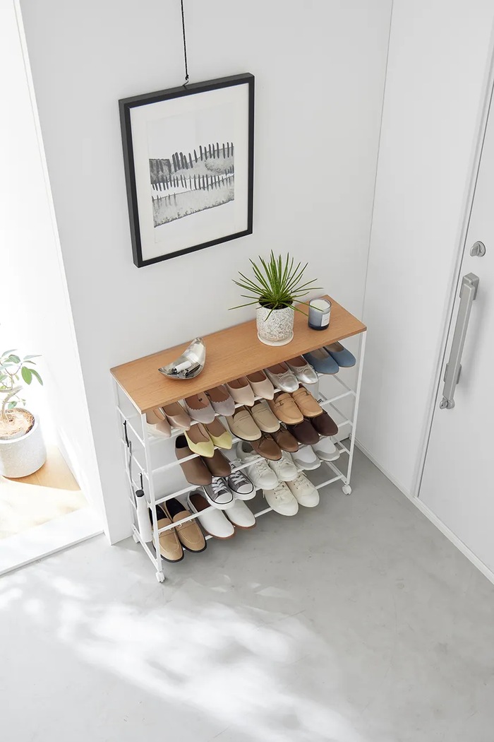 Stojalo za čevlje Yamazaki Tower 90,5 cm bela 1465