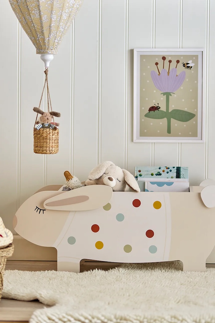 Σαλόνι και υπνοδωμάτιο Δοχείο Bloomingville 87 x 38 x 32 cm 82063084 πολύχρωμο