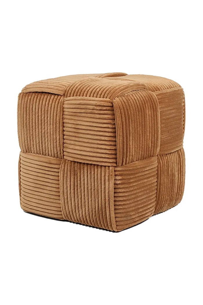 Affek Design Πουφ Affek Design Wiki 42,5 x 42,5 x 43 cm καφέ HTYG1074.SR