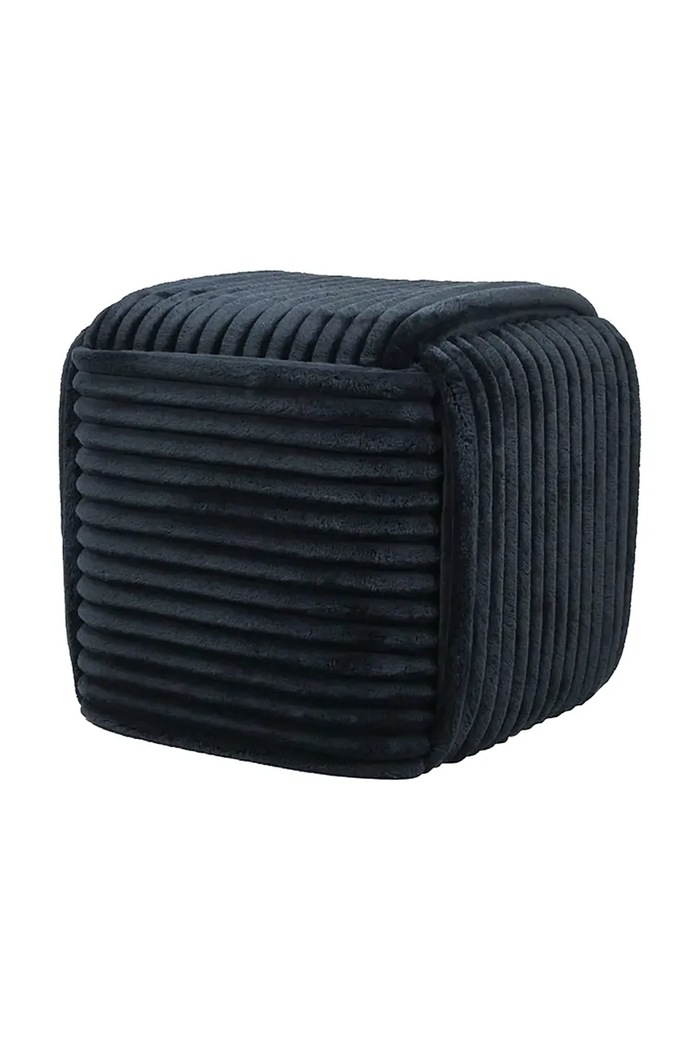 Affek Design scaun de puf Wiki 43 x 43 x 38 cm negru HTYG1142.SR
