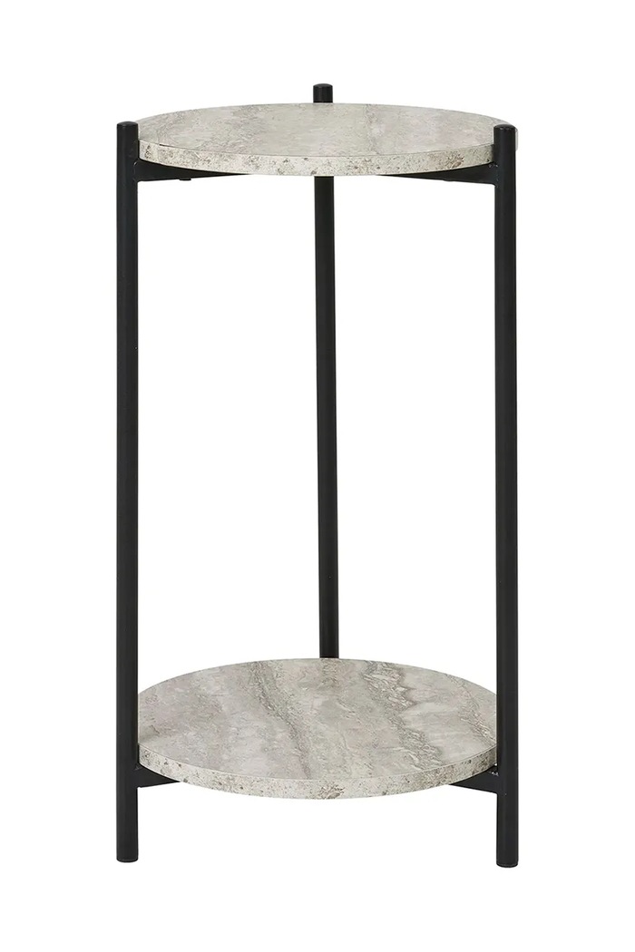 House Nordic stolik Leuven 27 x 46 cm szary 2102072