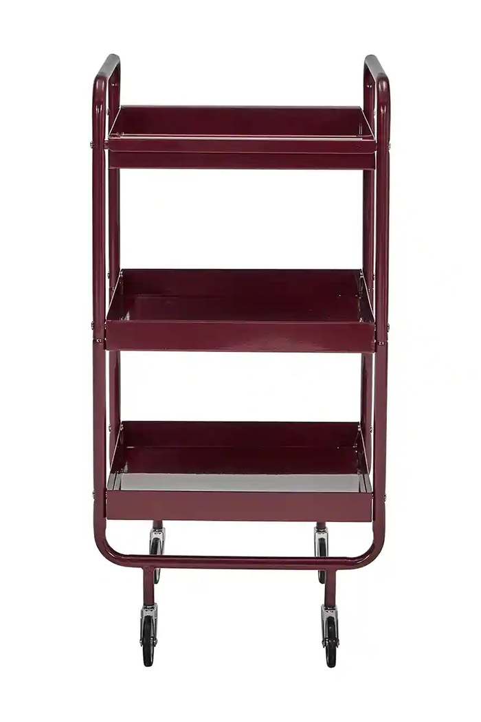 House Doctor mobilă cu roți HDRoll 42 x 85 x 38 cm burgundia 208580321