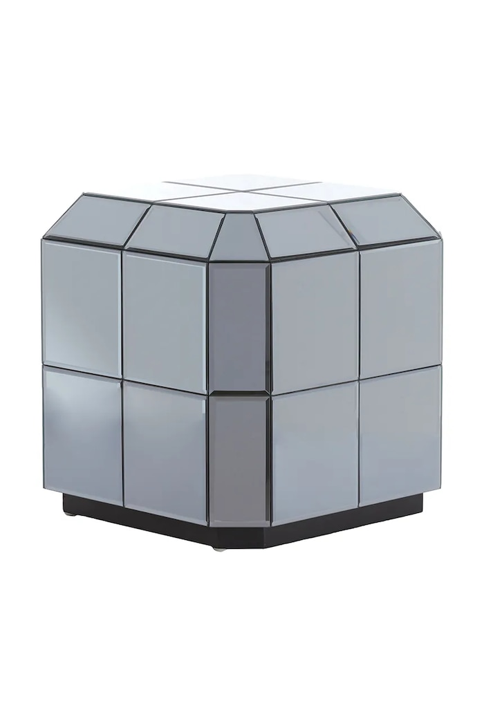 Dnevni boravak i spavaća soba Stolić Light & Living Luciano 40 x 40 x 40 cm 5516627 siva