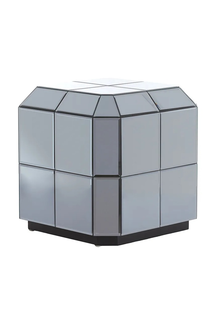 Dnevni boravak i spavaća soba Stolić Light & Living Luciano 40 x 40 x 40 cm 5516627 siva