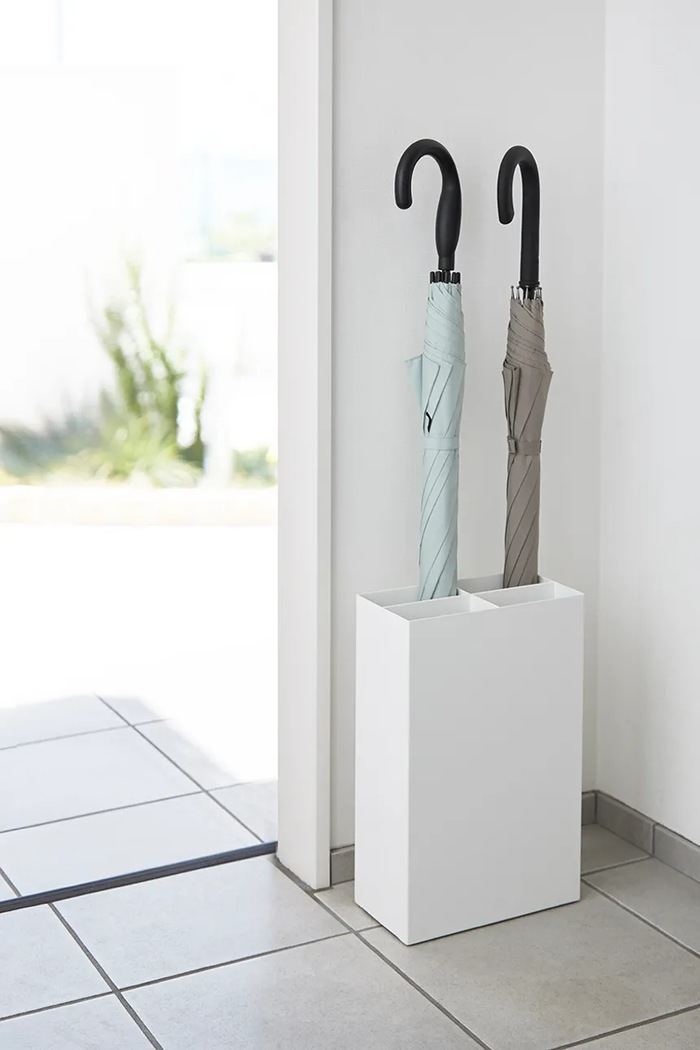 Стойка за чадър Yamazaki Smart 23,5 x 12 x 36 cm 3451 бял AA00