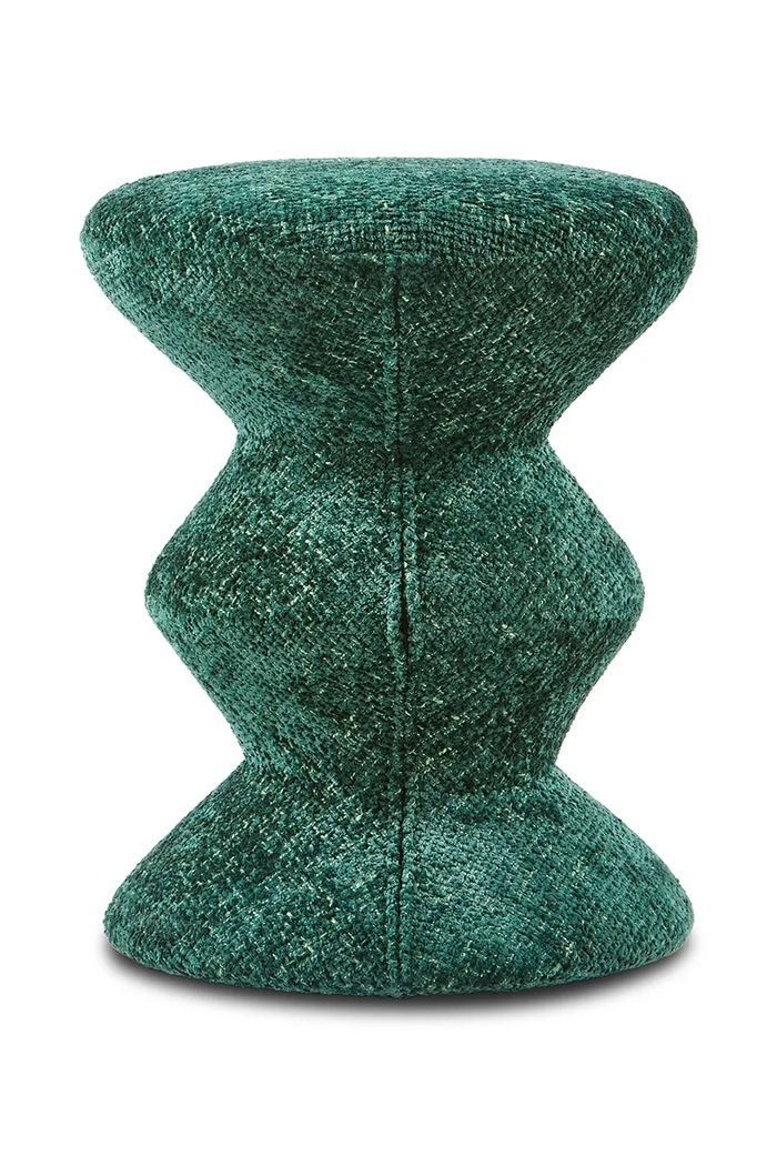 Всекидневна и спалня Табуретка Pols Potten zig zag 36 x 47 cm 564.030.001 зелен