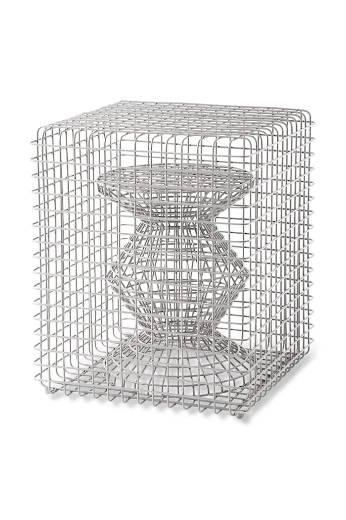 Pols Potten scaun zig zag 40 x 40 x 47 cm gri 300.030.257