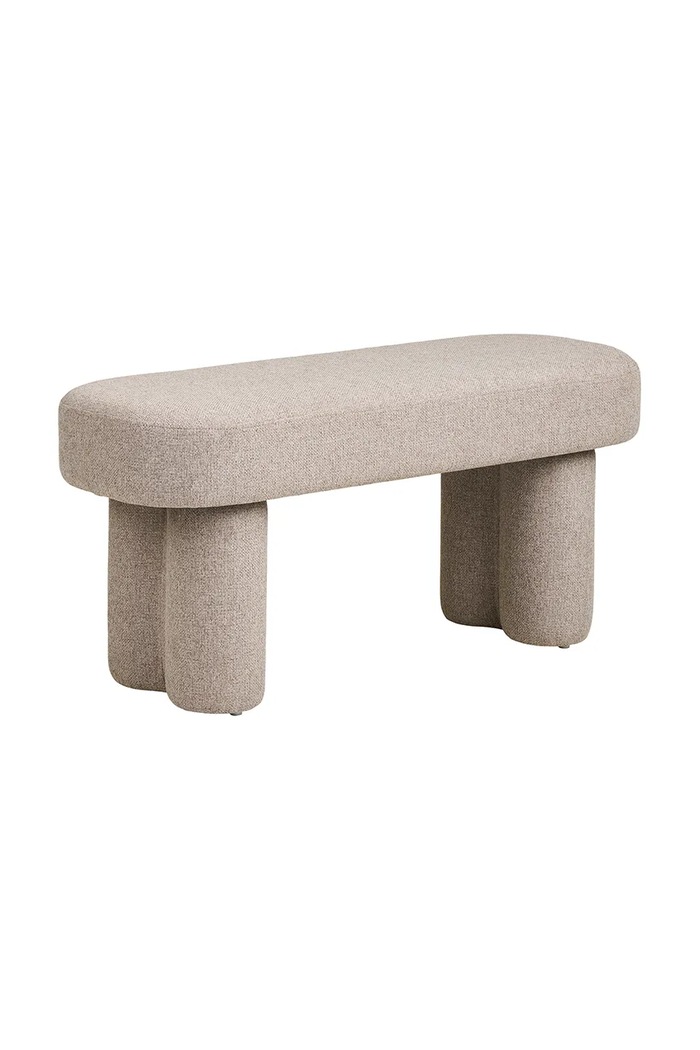 House Nordic bancă Weston 95 x 36 x 45 cm bej 1401315
