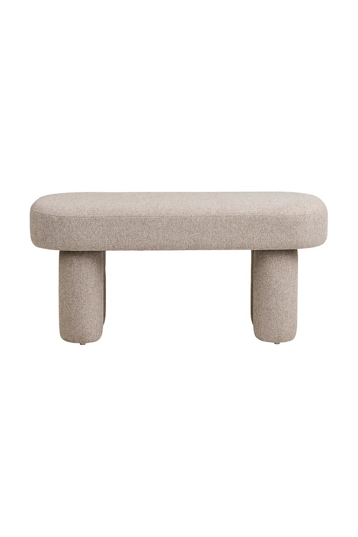 House Nordic bancă Weston 95 x 36 x 45 cm 1401315 bej AA00
