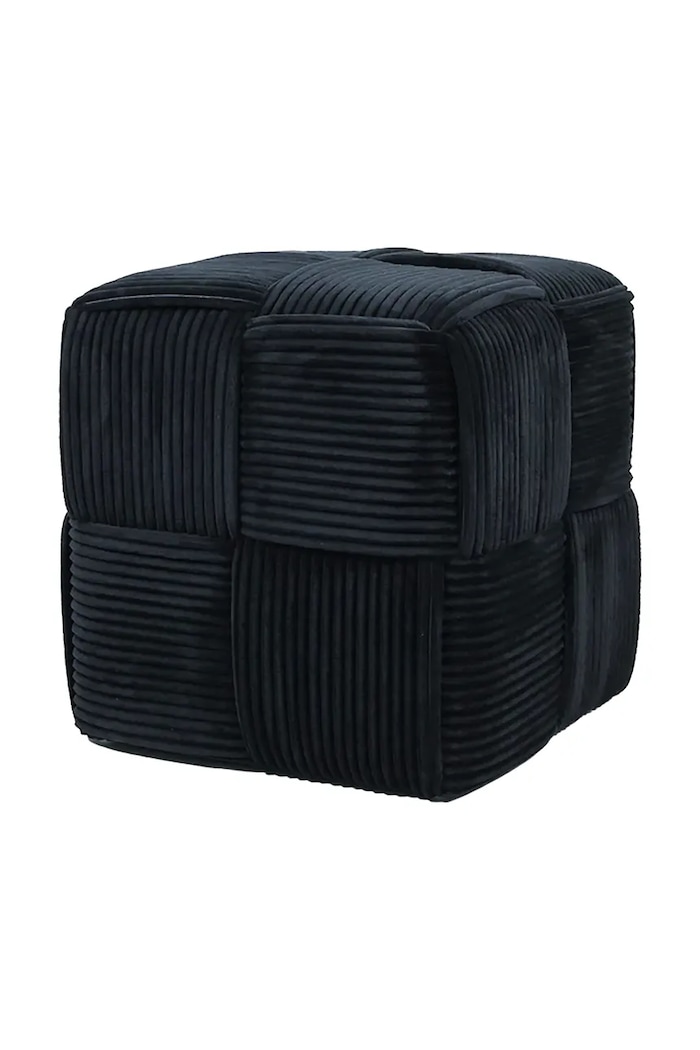 Πουφ Affek Design Wiki 42,5 x 42,5 x 43 cm σκούρο μπλε HTYG1081.SR