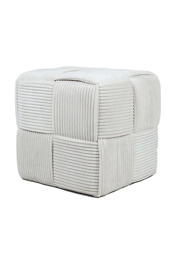 Affek Design pouf Wiki 42,5 x 42,5 x 43 cm grigio HTYG1098.SR