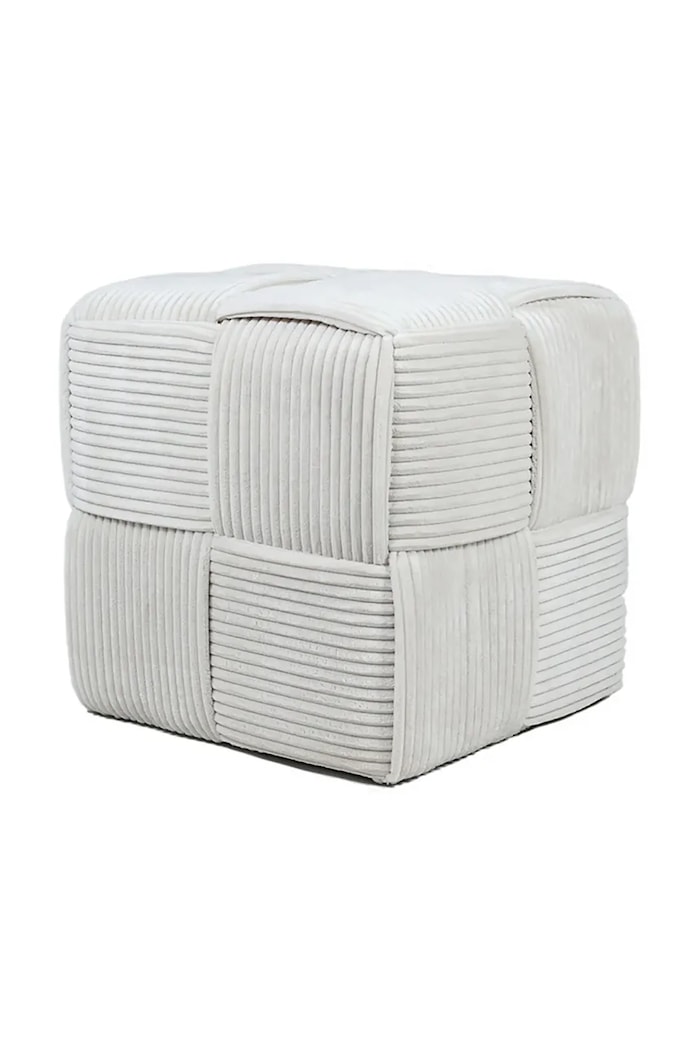 Affek Design pouf Wiki 42,5 x 42,5 x 43 cm grigio HTYG1098.SR