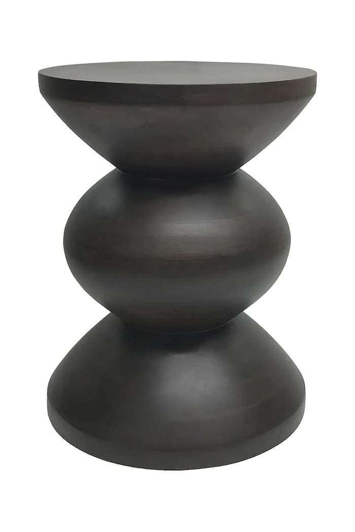 Табурет Leitmotiv Destello 35 x 45 cm чорний LM2338DW