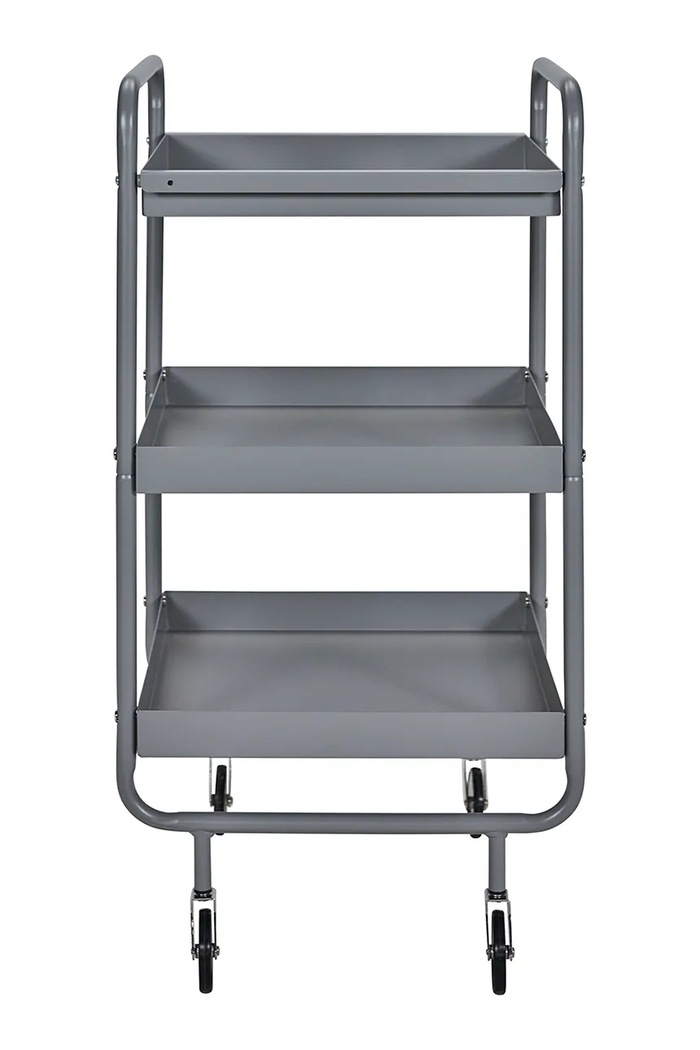 House Doctor mebel z kółkami HDRoll 42 x 85 x 38 cm szary 208583013