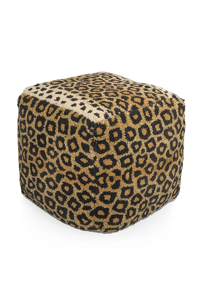 Doing Goods scaun de puf Leopard 50 x 50 x 50 cm multicolor 1.40.15.005.700.3