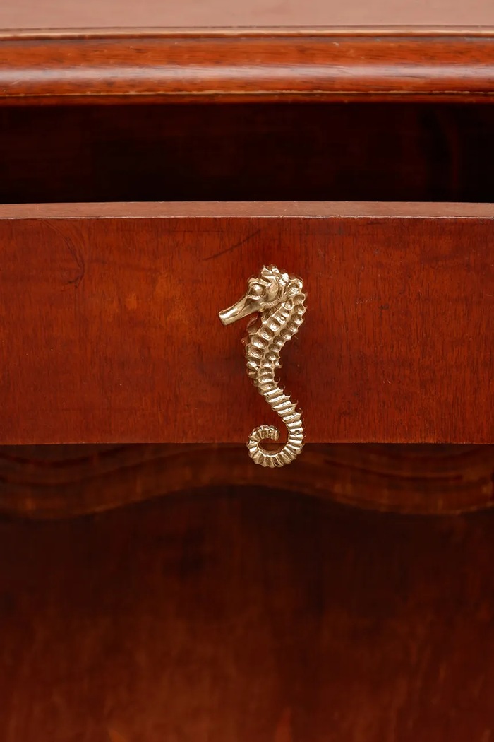 Salon i sypialnia Doing Goods uchwyt do mebli Seahorse 3 x 7,5 x 7 cm 1.10.15.005.923.4 żółty