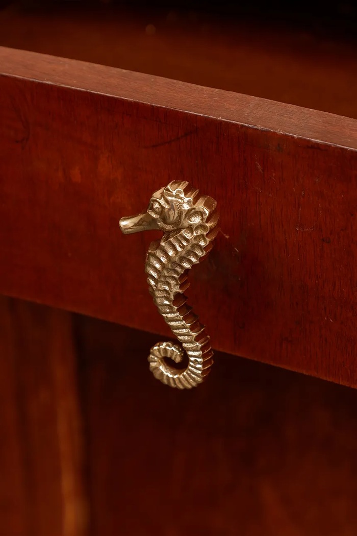 Doing Goods uchwyt do mebli Seahorse 3 x 7,5 x 7 cm żółty 1.10.15.005.923.4
