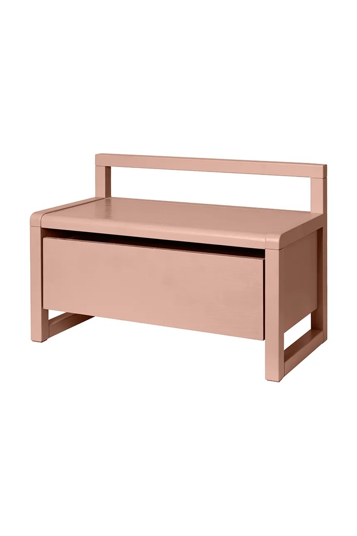 Ferm Living lawka z drewna jesionowego 41,2 x 60 x 30 cm 1104273004 różowy AA00
