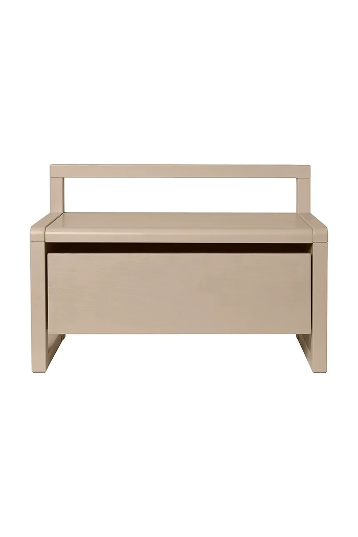 Ferm Living lawka z drewna jesionowego 41,2 x 60 x 30 cm beżowy 1104273005