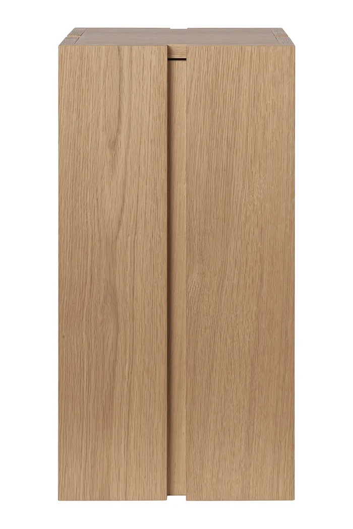 Ferm Living mebel wielofunkcyjny z drewna dębowego 60 x 30 x 30 cm beżowy 1104273070