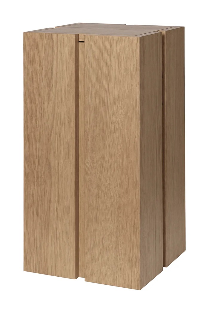 Ferm Living mebel wielofunkcyjny z drewna dębowego 60 x 30 x 30 cm 1104273070 beżowy AA00