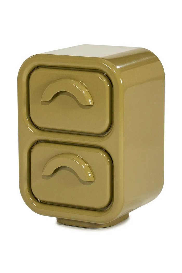 By-Boo Komoda z płyty MDF 40 x 32 x 58 cm 250325 zielony AA00