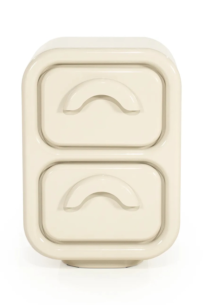 By-Boo Komoda z płyty MDF 40 x 32 x 58 cm beżowy 250324